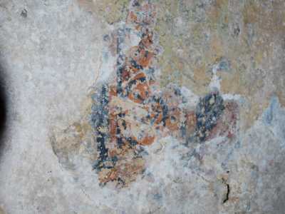 Ipogeo Masseria Milella: resti di un affresco